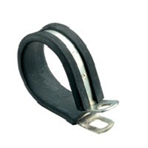 Pipe Clamp 22mm Rubber & Steel - Pack of 10