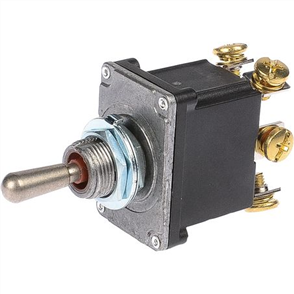 Toggle Switch On - Off - Mom On - DPDT (Contacts Rated 20A) IP68