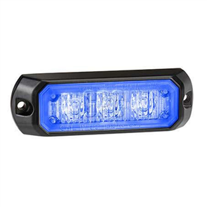 LED Strobe Blue 12 or 24V Permanent Mount