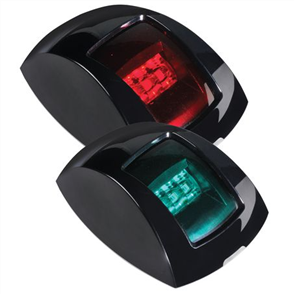 Marine 9-33V LED Port & Starboard Lamps with Coloured Lenses