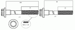 Cylinder Head Bolt Set HBS018