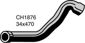 Radiator Upper Hose BMW 325E E30 - 2.7L I6 CH1876