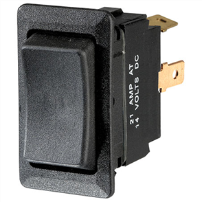 Heavy Duty Rocker Switch Off/On/On DPDT (Contacts Rated 20A @ 12V)