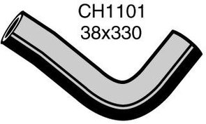 RADIATOR HOSE UPPER FORD FALCON XC 3.2-4.1 SUBARU CH1101