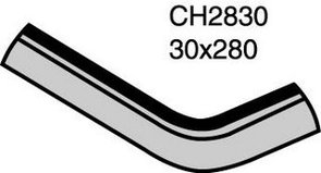 Radiator Lower Hose TOYOTA MR2 SW20R 2.0L I4 CH2830