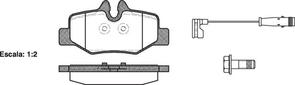 REAR DISC BRAKE PADS - MERCEDES BENZ VIANO,VITO 03-