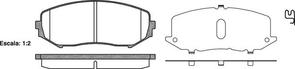 DB1842 E FRONT DISC BRAKE PADS - SUZUKI GRAND VITARA 05-