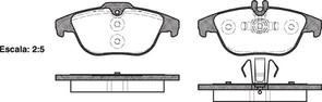 REAR DISC BRAKE PADS - MERCEDES BENZ C , E CLASS 07-