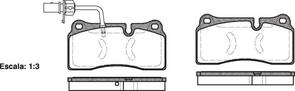 REAR DISC BRAKE PADS - AUDI / VW Q7 08-