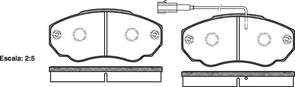 FRONT DISC BRAKE PADS - FIAT DUCATO 94-