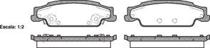 REAR DISC BRAKE PADS - CADILLAC CTS  02-