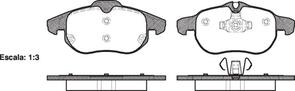 FRONT DISC BRAKE PADS - HOLDEN ASTRA H , VECTRA C DB1664 E