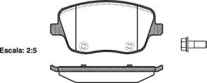 FRONT DISC BRAKE PADS - SKODA FABIA 03-