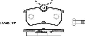 DB1759 E REAR DISC BRAKE PADS - FORD FOCUS 02-05