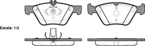 FRONT DISC BRAKE PADS - CHRYSLER CROSSFIRE 03-07