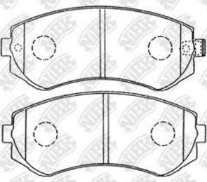 REAR DISC BRAKE PADS - NISSAN PATROL 98- DB1148 E