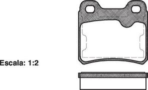 DB1229 E REAR DISC BRAKE PADS - HOLDEN VECTRA 89-94