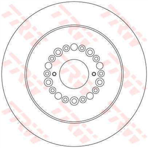 Disc Brake Rotor Slotted 307mm x 15 Min