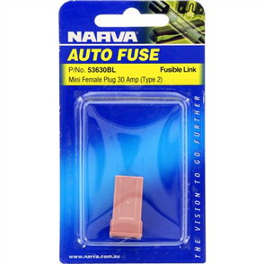 Fusible Link Mini Female Type 2 30A Pink 1 Pce