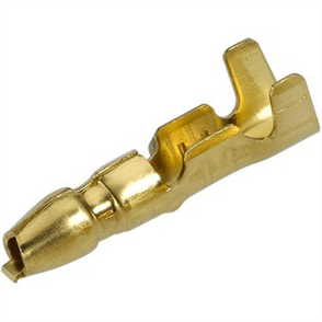 Crimp Terminal Male Bullet Brass Terminal Entry 4mm 100 Pce