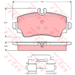 Brake Pad Set (DB2021)