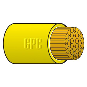 2mm Single Core Automotive Cable Yellow 100M