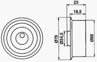 BALANCE BELT TENSIONER MITSUBISHI