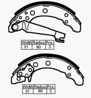 B/S R AVW 80 GOLF 72- 180 X 31