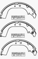 BRAKE SHOE REAR - TOYOTA Hi Lux Ln6# Yn6# 295 X