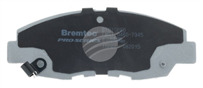 PRO-LINE BRAKE PADS SET HONDA ACCORD 2.0, 2.2 2002-10 BT015PRO