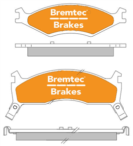 TRADE-LINE BRAKE PADS SET KIA SPORTAGE 4WD 1996-99 BT1002TS