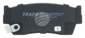 TRADE-LINE BRAKE PADS SET SUZUKI VITARA 1.6 1988-91 BT101TS