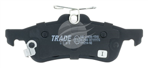 TRADE-LINE BRAKE PADS SET HONDA CIVIC IX FK 1.8L i-VTEC BT1111TS