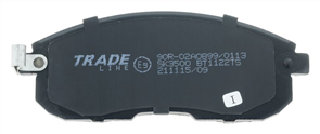 TRADE-LINE BRAKE PAD FRONT SET MAXIMA PULSAR LAFESTA TEANA BT1122TS