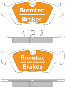 TRADE-LINE BRAKE PADS SET BMW 3 SERIES 318i (E36) BT121TS