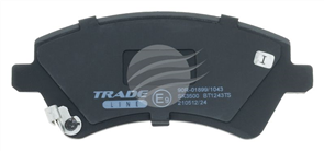 TRADE-LINE BRAKE PADS SET COROLLA ZZE122R 2001- (SA) BT1243TS