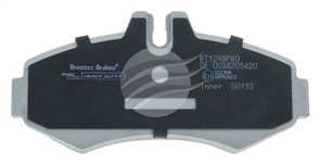 PRO-LINE BRAKE PADS SET MERCEDES VITO (W638) BOSCH BT1249PRO