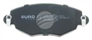 EURO-LINE BRAKE PADS SET JAGUAR X-TYPE V6 2000- BT1340ELC