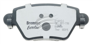 EURO-LINE BRAKE PADS SET JAGUAR X-TYPE V6 2000- BT1341ELC