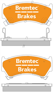 TRADE-LINE BRAKE PADS SET NISSAN PULSAR N15 2000- BT135TS