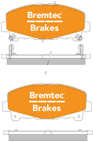 PRO-LINE BRAKE PADS SET ACCORD CU, CW 2.0 2.4 3.5 Vti BT1362PRO