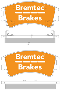 PRO-LINE BRAKE PADS SET MAZDA 6 GY 2.3 2002-05 BT1368PRO