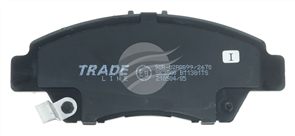 TRADE-LINE BRAKE PADS SET HONDA CITY 1.5 Vti 2009- BT1381TS