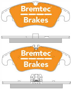 PRO-LINE BRAKE PADS SET AUDI A6 (C7) 3.0V6 QUATTRO BT1407PRO