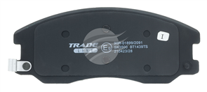 TRADE-LINE BRAKE PAD FRONT SET HOLDEN CHEVROLET CAPTIVA 2006- BT1439TS