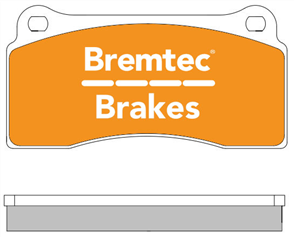 TRADE-LINE BRAKE PADS SET FORD FPV BA BF FG BREMBO 4POT BT1441TS