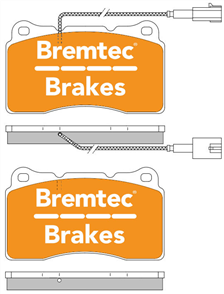 PRO-LINE BRAKE PADS SET ALFA 159 3.2 JTS BREMBO&SENSOR BT1477PRO