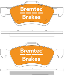 TRADE-LINE BRAKE PADS SET FORD ESCAPE 3.0 2007- BT1526TS