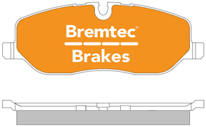 PRO-LINE BRAKE PADS SET RANGE ROVER SPORT 4.4L 2005- BT1650PRO