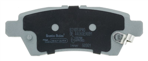 PRO-LINE BRAKE PADS SET NISSAN NAVARA 2.5 2005- BT1653PRO